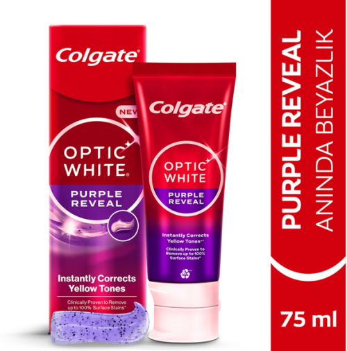 COLGATE 75 ML OPTİK WHİTE PURPLE REVEAL*12