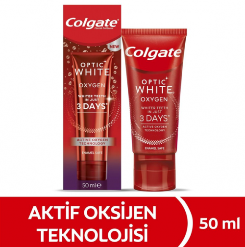 COLGATE 50 ML OPTİK WHİTE OXYGEN*12