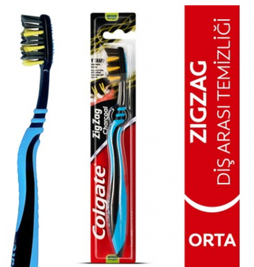 COLGATE DİŞ FIRÇASI ZİGZAG CHARCOAL TEKLİ*12