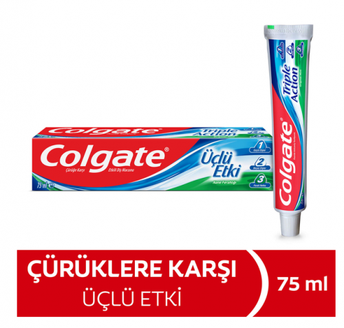 COLGATE 3 LÜ ETKİ 75 ML*12