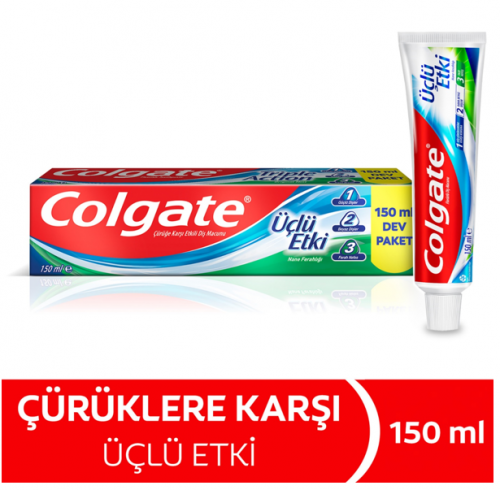 COLGATE 3 LÜ ETKİ 150 ML*12