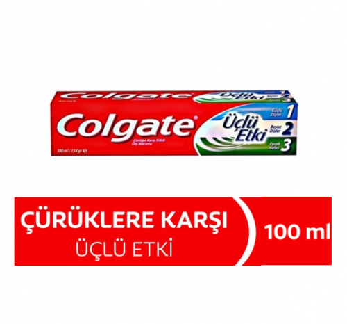 COLGATE 3 LÜ ETKİ 100 ML*12
