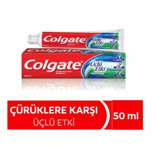 COLGATE 3 LÜ ETKİ 50 ML*12
