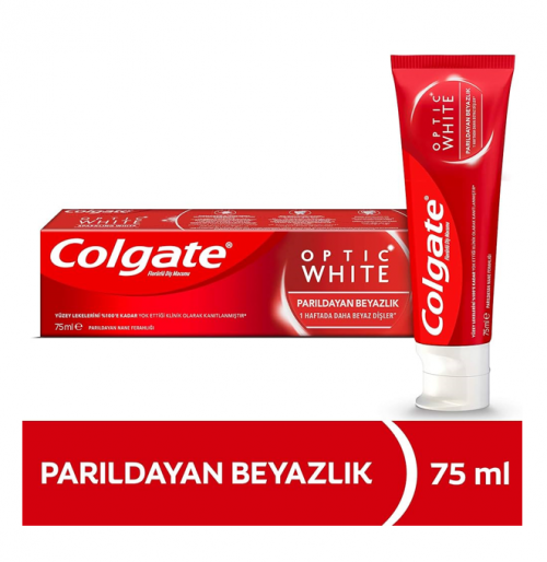 COLGATE 75 ML OPTİK BEYAZ PARILDAYAN BEYAZLIK*6