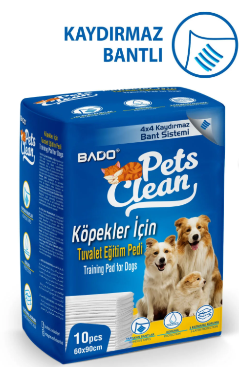 PETS CLEAN TUVALET EĞİTİM PEDİ 10LU*16