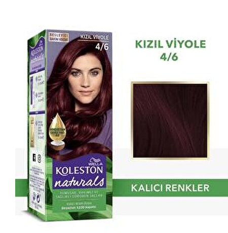 KOLESTON NATURALS 4/6 KIZIL VİYOLE*3