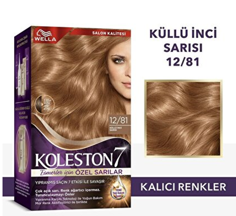 KOLESTON SUPREME KİT 12/81 KÜLLÜ İNCİ SARISI*3