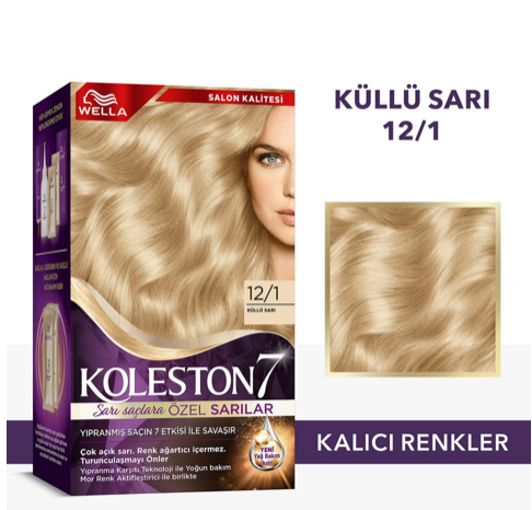 KOLESTON SUPREME KİT 12/1 KÜLLÜ SARI*3