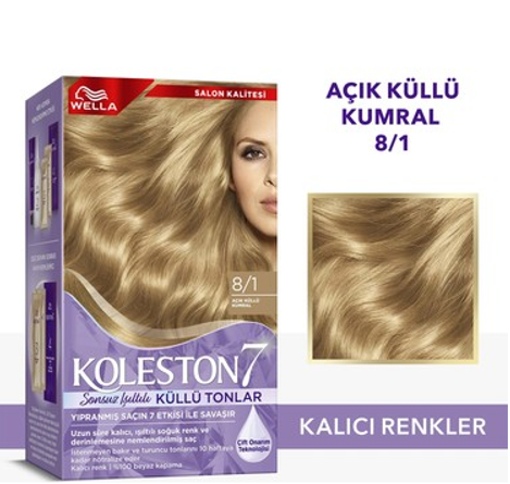 KOLESTON SUPREME KİT 8/1 AÇIK KÜLLÜ KUMRAL*3