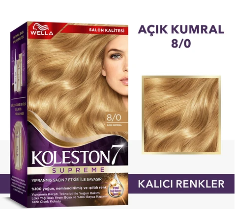 KOLESTON SUPREME KİT 8/0 AÇIK KUMRAL*3