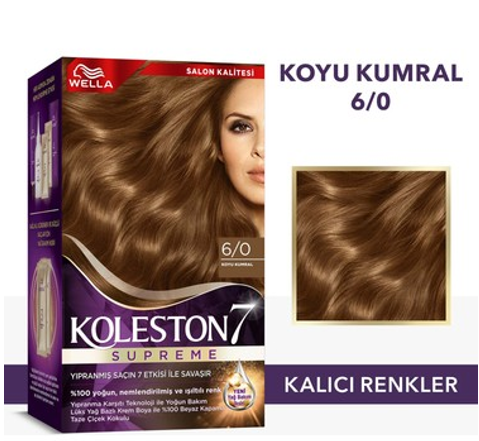 KOLESTON SUPREME KİT 6/0 KOYU KUMRAL*3