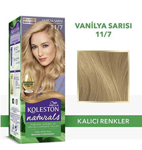 KOLESTON NATURALS 11/7 VANİLYA SARISI*3