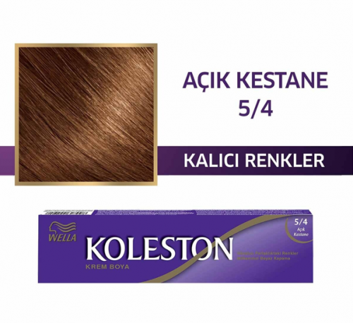 KOLESTON SİNGLE TÜP 5/4 AÇIK KESTANE*3