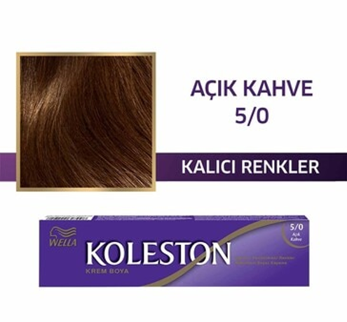 KOLESTON SİNGLE TÜP 5/0 AÇIK KAHVE*3
