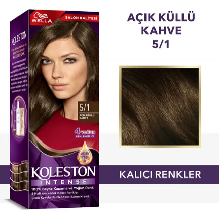 KOLESTON İNTENSE 5/1 EKSTRA KÜLLÜ KAHVE*3