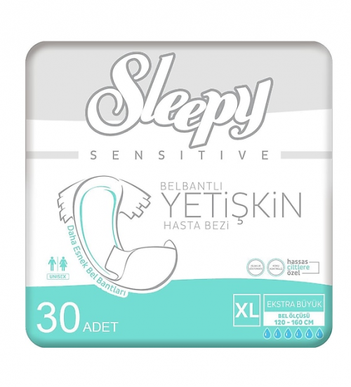 SLEEPY HASTA BEZİ İKİZ CIRTLI X LARGE 30LU*4