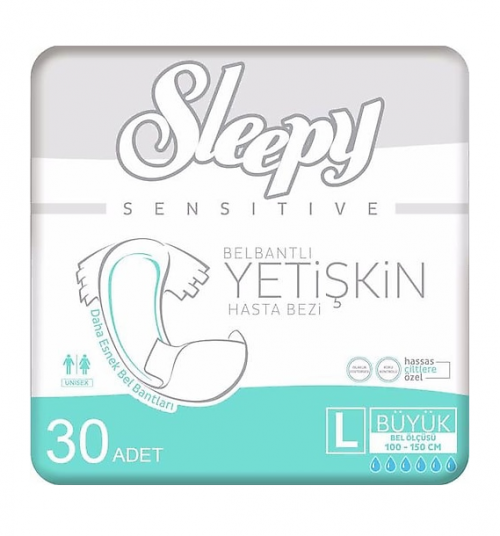 SLEEPY HASTA BEZİ İKİZ CIRTLI LARGE 30LU*4