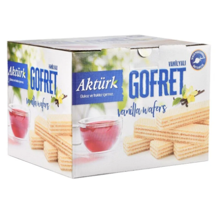AKTÜRK VANILLA WAFER 800 GR*8