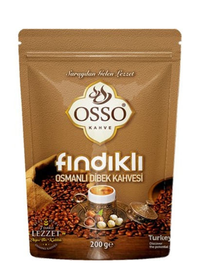 OSSO 200 GR HAZELNUT DIBEK COFFEE*24