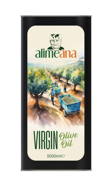 ALİMEANA 5 LT VIRGIN OLIVE OIL TIN*4
