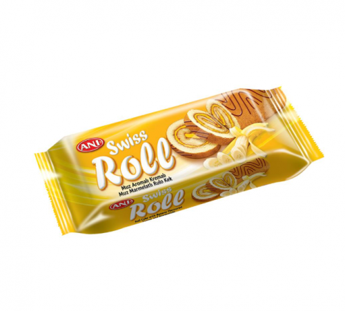 ANI (3133) SWİSSROLL MUZ KREM.RULO KEK 85 GR*12