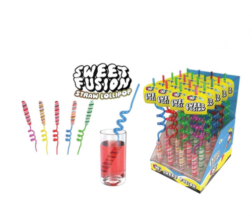 MR.HOOT 30 GR SWEET FUSİON STRAW LOLİPOP*20