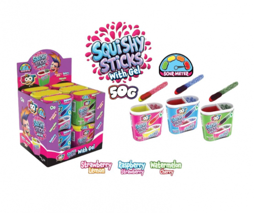 MR.HOOT 50 GR SQUİSHY STİCKS WITH JEL*12