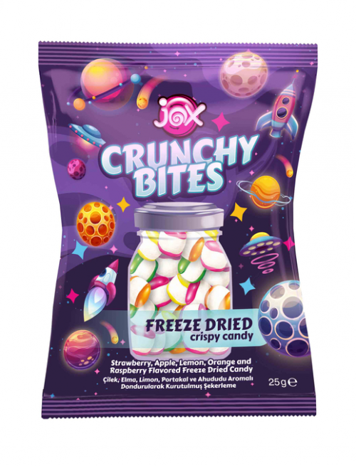 DK.JOX CRUNCHY 25 GR KARIŞIK MEYVE ŞEKER*20