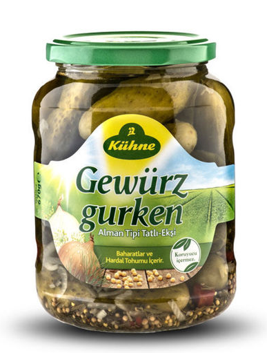 KÜHNE 720 ML GRILLGURKEN ALMAN TİPİ TURŞU*12