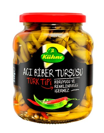 KÜHNE 370 ML ACI BİBER TURŞU*12