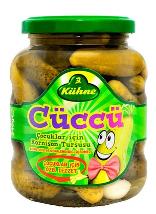 KÜHNE 370 GR CÜCCÜ KORNİŞON TURŞU*12