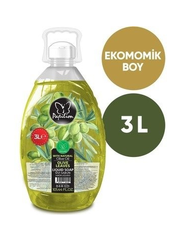 PAPİLİON 3 LT SIVI EL SABUNU ZEYTİNYAĞI*6