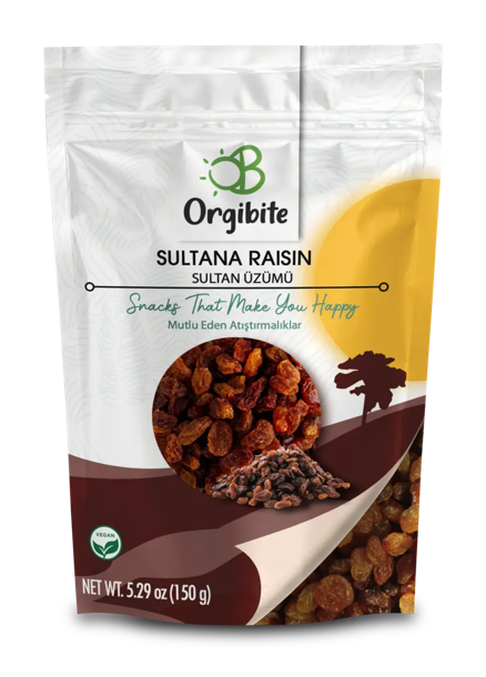 ORGİBİTE 150 GR KURU SULTAN ÜZÜMÜ*30