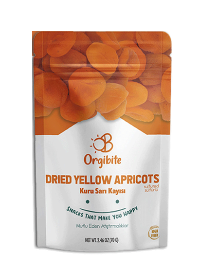 ORGİBİTE 70 GR KURU SARI KAYISI*50