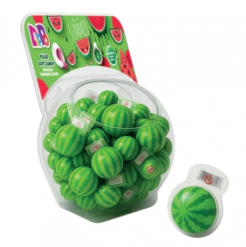 DIPPO 12 GR WATERMELON FLAVOR FILLED SOFT CANDY SPHERE *65