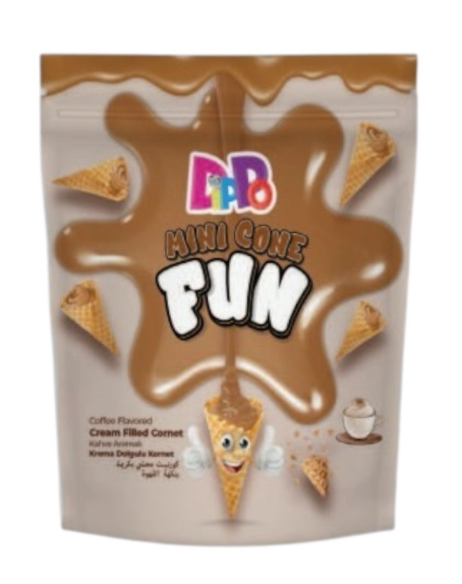 DIPPO 70 GR MINI FUN BROWN ARM.CRE.CORNET*18