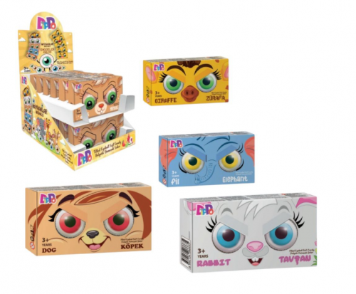 DİPPO 25 GR HAYVAN FİG.2'Lİ GÖZ DOL.YUM.ŞEKER*12