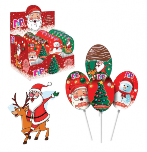 DİPPO 22 GR NOAL BABA OVAL LOLİPOP ÇİKOLATA DSP*24