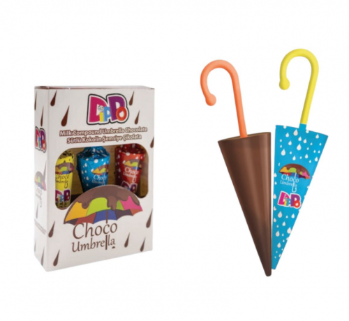 DİPPO 66 GR ŞEMSİYE ÇİKOLATA 3'LÜ DSP*36