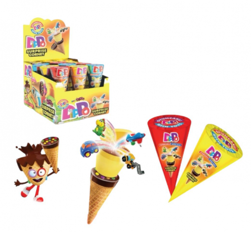 DİPPO 25 GR KAKAO KREM.DOL.OYUNCAKLI KORNET DSP*12