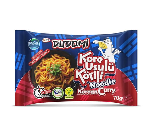 Nouilles Dudomi, paquet de 70 g, curry coréen*40