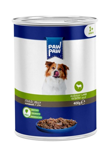 PAW PAW 400 GR KÖPEK KONS.KUZU ETLİ*24