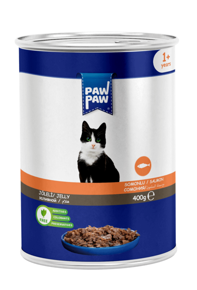 PAW PAW 400 GR KEDİ KONS.SOMON BALIKLI*24