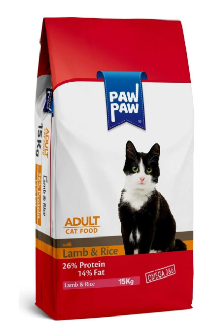 PAW PAW 15 KG YETİŞKİN KEDİ KUZU ETLİ*1