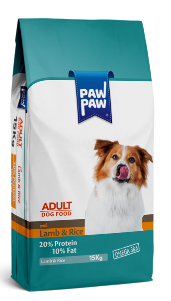 PAW PAW 15 KG YETİŞKİN KÖPEK KUZU ETLİ*1