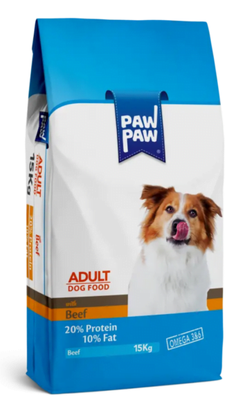 PAW PAW 15 KG YETİŞKİN KÖPEK BİFTEKLİ*1