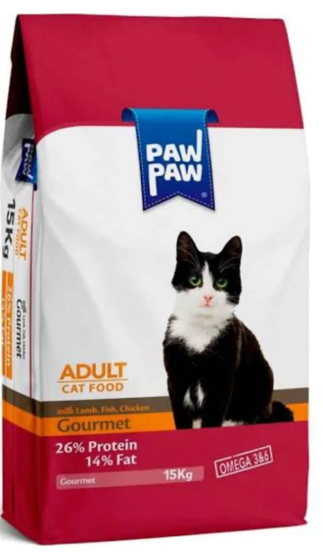 PAW PAW 15 KG YETİŞKİN KEDİ GURME*1