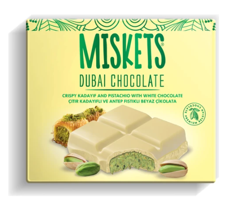 ميسكيت 100 غرام شوكولاتة دبي البيضاء*12