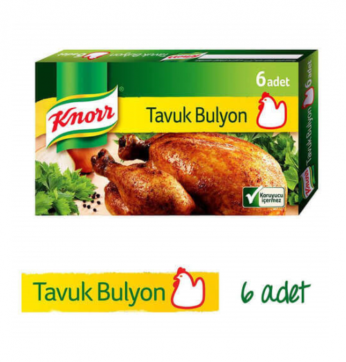 KNORR BULYON 3 LT EKO TAVUK SUYU 6'LI*16