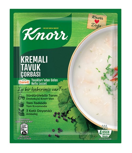 KNORR ÇORBA 65 GR KREMALI TAVUK*12